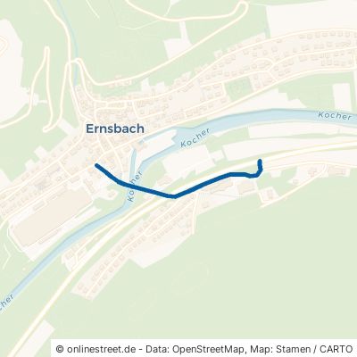 Forchtenberger Straße Forchtenberg Ernsbach 