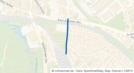 Seeheimer Weg Düsseldorf Oberbilk 