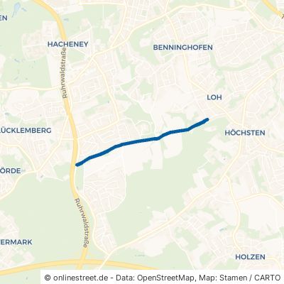 Niederhofer Kohlenweg Dortmund Wichlinghofen 