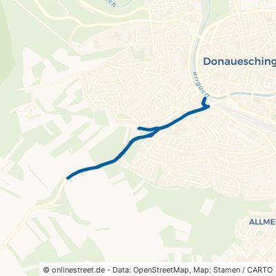 Bräunlinger Straße Donaueschingen 