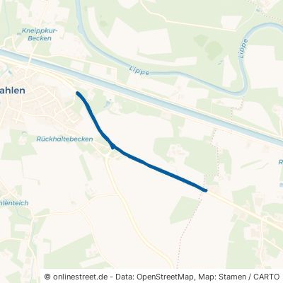 Östricher Straße Schermbeck Gahlen 