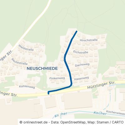 Bergstraße Abtsgmünd 