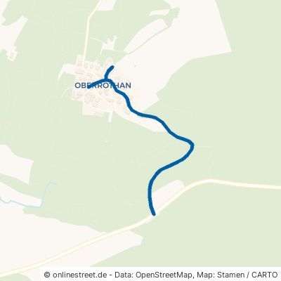 Ortsstraße Walkertshofen Oberrothan 