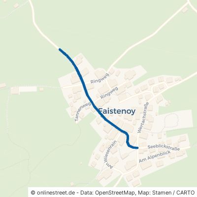 Brunnenstraße Oy-Mittelberg Faistenoy 