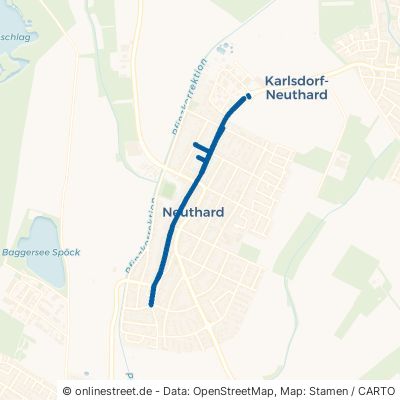 Hauptstraße Karlsdorf-Neuthard Neuthard 