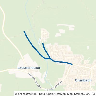 Büchenbronner Straße Engelsbrand Grunbach 