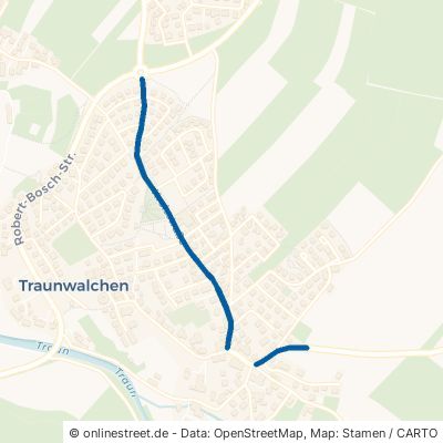 Kreisstraße Traunreut Traunwalchen