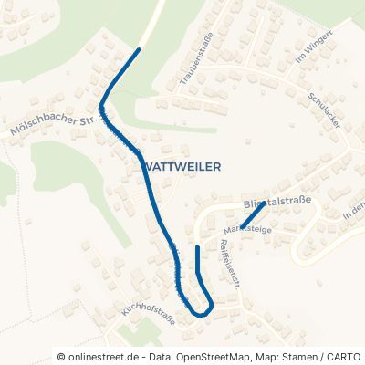 Bliestalstraße Zweibrücken Wattweiler 