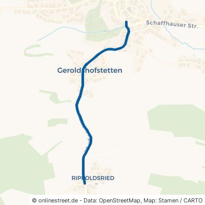 Mettenberger Straße Grafenhausen Geroldshofstetten 