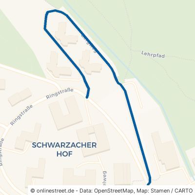 Bergweg Schwarzach Unterschwarzach 