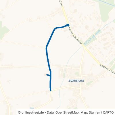 Lehmdobbenweg Aurich Schirum 