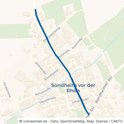 Stettener Straße Sondheim vor der Rhön Sondheim 