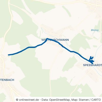 Rötelbachstraße Landkreis Calw Weltenschwann 