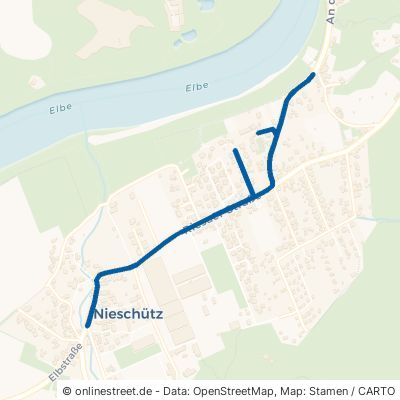 Riesaer Straße Diera-Zehren Nieschütz 