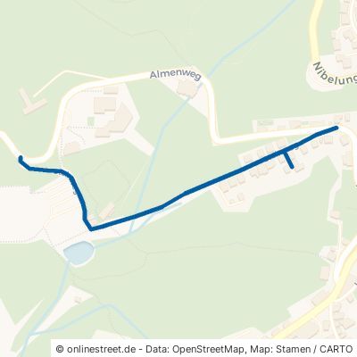 Steinweg Lindenfels 
