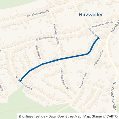 Weberstraße Illingen Hirzweiler 