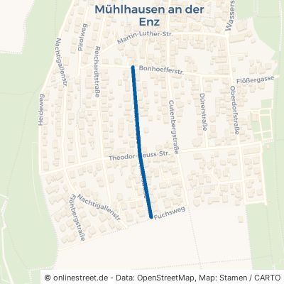 Hillerstraße Mühlacker Mühlhausen 
