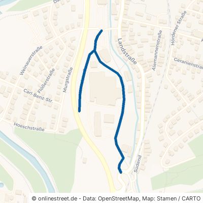 Kanalstraße Gaggenau Hörden 