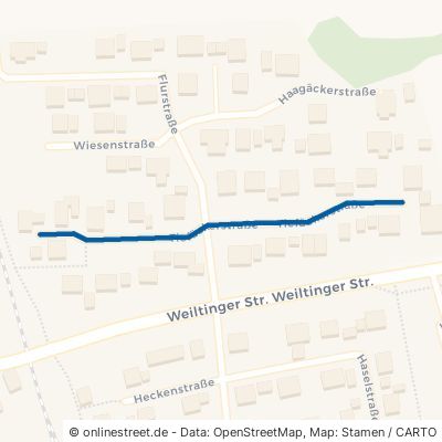 Tiefäckerstraße Wilburgstetten Wolfsbühl 