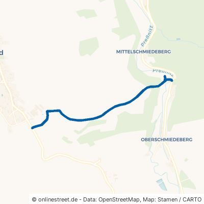Schafweg Mildenau Oberschmiedeberg 