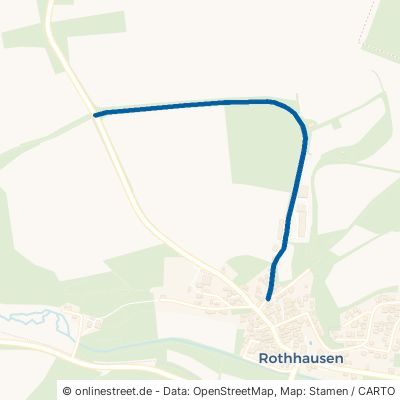 Ratzengrundweg Thundorf in Unterfranken Rothhausen 