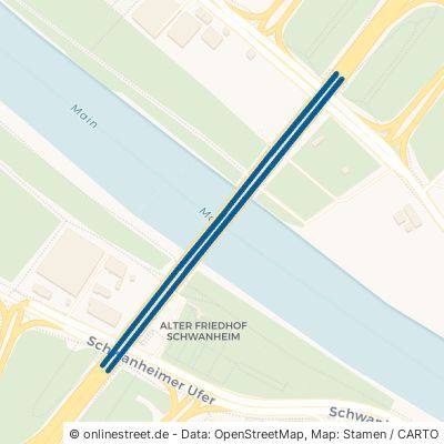 Schwanheimer Brücke Frankfurt am Main Frankfurt-Nied 