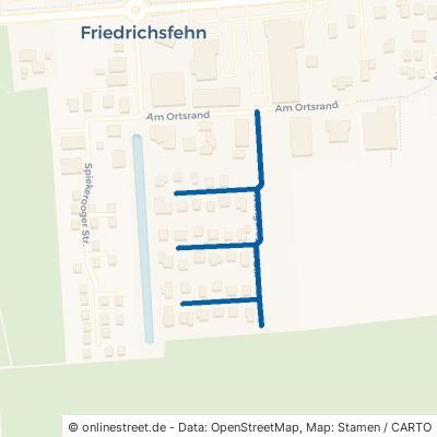 Wangerooger Straße Edewecht Friedrichsfehn 