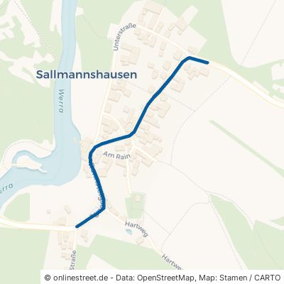 Rennsteigstraße Gerstungen Sallmannshausen 