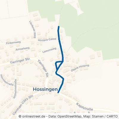 Dorfstraße Meßstetten Hossingen 