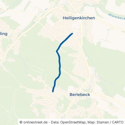Hahnbergstraße Detmold Heiligenkirchen 