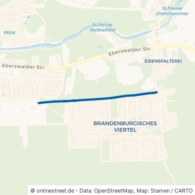 Prignitzer Straße Eberswalde Brandenburgisches Viertel 