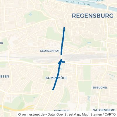 Kumpfmühler Straße Regensburg Kumpfmühl-Ziegetsdorf-Neuprüll 