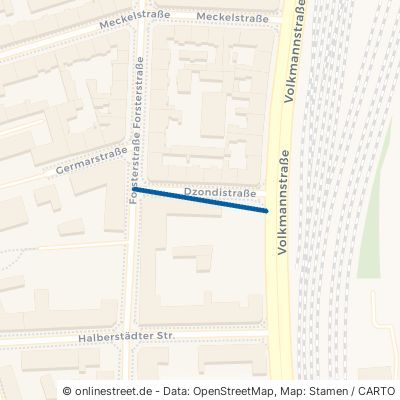 Dzondistraße 06112 Halle (Saale) Innenstadt Mitte