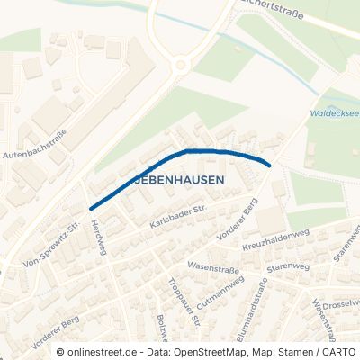 Sudetenstraße Göppingen Jebenhausen 