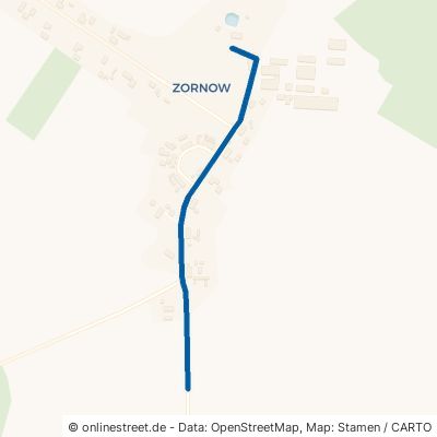 Semlower Straße Semlow Zornow 