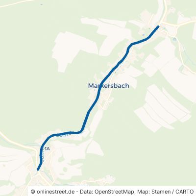 Dorfstraße Bad Gottleuba-Berggießhübel Markersbach 