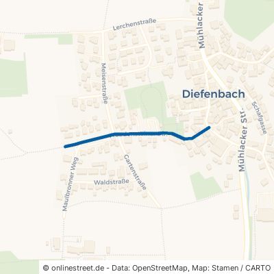 Freudensteiner Straße Sternenfels Diefenbach 
