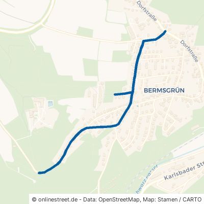Gemeindestraße Schwarzenberg (Erzgebirge) Bermsgrün 