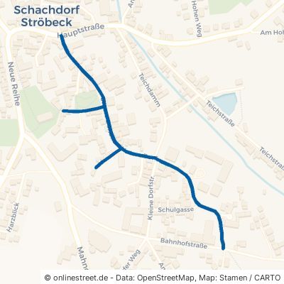 Untere Dorfstraße Halberstadt Schachdorf Ströbeck 
