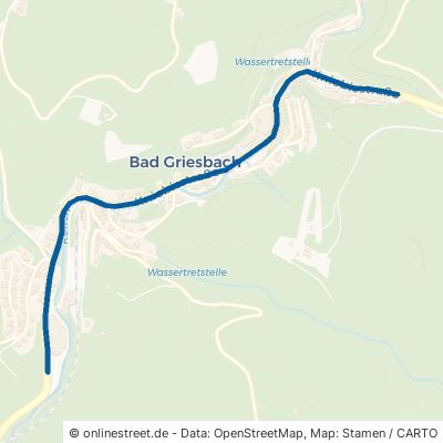 Kniebisstraße Bad Peterstal-Griesbach Bad Griesbach 