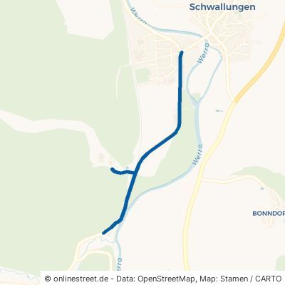 Schwarzbacher Allee Schwallungen 