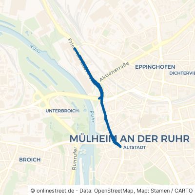 Friedrich-Ebert-Straße Mülheim an der Ruhr Mitte 