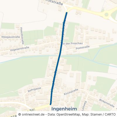 Hauptstraße Billigheim-Ingenheim Appenhofen 