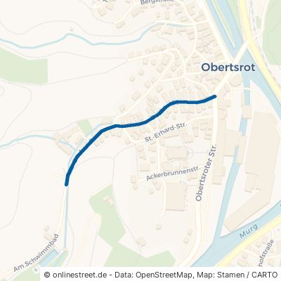Dorfstraße Gernsbach Obertsrot 