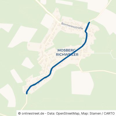 Friedenbergstraße Nohfelden Mosberg-Richweiler 