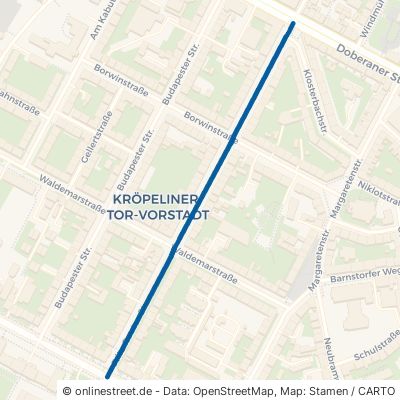 Fritz-Reuter-Straße Rostock Kröpeliner Tor-Vorstadt 