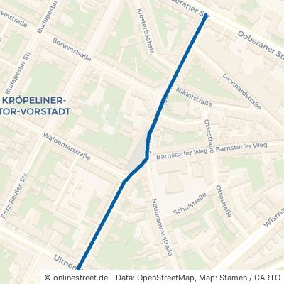 Margaretenstraße Rostock Kröpeliner Tor-Vorstadt 