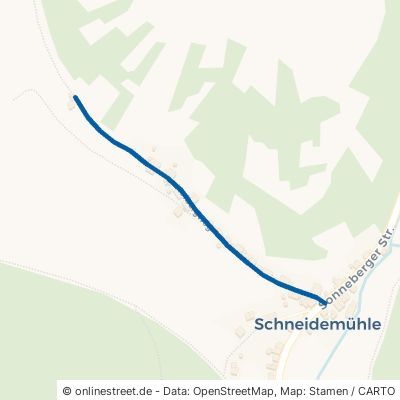 Hofbergweg Sonneberg Schneidemühle 