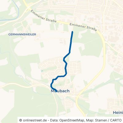 Kitzbüheler Straße Backnang Maubach 