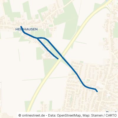 Heidhausener Straße Brüggen Bracht 